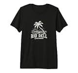 Rio Dell California Palm Tree Beach Design Premium Tri-Blend T-Shirt