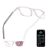 AI Glasses for Women, Bluetooth Glasses with 164 Languages Real-Time Translation, Color-Changing Lenses, Lightweight Thin Temples Free App, Stylish Wearable Tech Glass for Travel & Everyday Wear