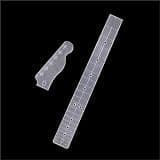 Transparent Acrylic Template For Telephone Guitars (TL Model) Separate For Headstock And Fretboard Neck Guitar Tool Kit