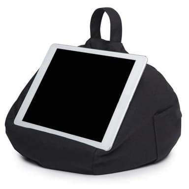 Tablet Pillow Stand with Side Pocket, Hands Bookrest Cushion, Bean Bag Lap Desk Soft Beanbag Phone Holder, Anti-Fall Book Holder and Travel Pillow for Desk, Lap, Knee, Sofa and Bed