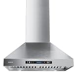 36" Wall Mount Range Hood, 900 CFM Powerful Suction, Gesture Sensing & Touch Control, 4-Speed Fan, Adjustable LED Lights, Stainless Steel, Ducted/Ductless Convertible