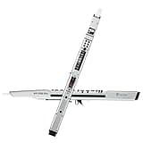 AP 500 Pro Electronic Wind Instrument with Dual Timbres, 120 Tones, Touch Bend Plate, OLED Display, Built-in OTG, Voice Control Digital Saxophone For Practice or Performance (Sliver)