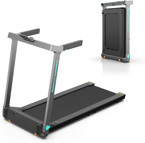 WALKINGPAD G1 Foldable Walking Pad Treadmill for Home with Handle Bar, Compact Treadmill 7.5MPH with LED Display and Rotary Control, No Assembly Needed