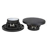 Omquot 5.25 Inch 150W Coaxial Car Stereo Speaker Powerful Clear Sound for Any Vehicle, Plastic Purple Black, 2 Pieces