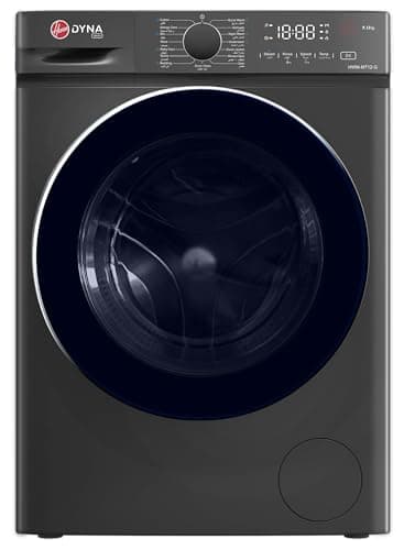 Hoover Front Loading Washing Machine 6.8 kg - Grey | Inverter Motor, Speed 1200 rpm, 15 Washing Programmes, Steam Washing, Drum Cleaning, Button and Control