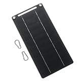 Gavery 6W 5V Portable Solar Chargers Panel with USB and Type C Output for Outdoor Charging