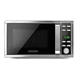 BLACK+DECKER BXMY901E – Microwave 900W, 25L, Grill and Convection, 5 Powers, 2 Conbined Functions, Defrost Function, Auto-Menu with 9 Recipes, Timer 95 min