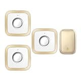 ONMYJFD Waterproof Doorbell 60 Songs 5 Volume Curves Smart Call Answering