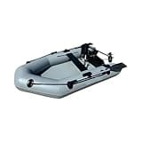 Inflatable Fishing PVC Boat 2.3M Dinghy Kayak Surfing Boats 2-3Person with Air Mat Floor for Adult Outdoor Sport