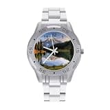 FekiLoot Watch for Men Big Face Stainless Steel Wrist Watch Personality