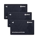 Safnect Crypto Wallet Pack of 3, Secure Cold Wallet Crypto, NFC Offline Cold Storage, Crypto Hardware Wallet for Bitcoin, Ethereum, Solana & 2,800+ Tokens