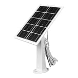 Solar Panel for Camera,Waterproof Solar Panels for Security Camera - Charger Fast Charging for Battery Outdoor Adventures Travel Remote Work Road Trips Camping Lawn