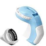 cseein Embossing Label Maker Machine with Tapes, Vintage Embossed Label Makers Manual, Retro Embosser Old School Labeler 1PK 9mm 3/8inch 3D Labels- -Blue