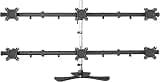 TV Bracket, Six Monitor Mount, Monitor Arm Stand for 6/Six Screens Up to 27 Inch, Height Adjustable Monitor Desk Mount Stand TV Mount TV Stand