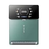 2200W Wall-Mounted Water Dispenser with Safety Lock, Adjustable Temperature, Large Screen Touch, Hot Water 25L/h (Green)