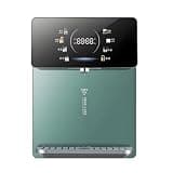 2200W Wall-Mounted Water Dispenser with Safety Lock, Adjustable Temperature, Large Screen Touch, Hot Water 25L/h (Green)