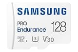 Samsung PRO Endurance 128GB MicroSDXC Memory Card with Adapter for Dash Cam, Body Cam, and Security Camera – Class 10, U3, V30 (MB-MJ128KA/AM)