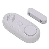 LICAEVEY Door Window Alarm Sensor, 120dB Loud Anti Theft Glass Break Vibration Alarm with Manual Close, Volume Adjust, for Home Security, Car, Glass Window and Door