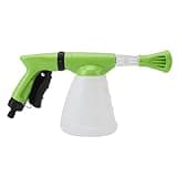 Foam Cannon Multifunctional High Pressure Foam Washer, Car Wash Foam Cannon with 800ml Tank, Thick Foam Nozzle for Cars Driveways Gardens and Outdoor Cleaning (Green)