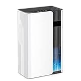 Dehumidifier for home, Globexis Quiet Portable Dehumidifier for Bedroom Bathroom Closet RV, Energy Saving Auto Shut Off with 102oz Tank