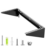 STANDOPIA 4U Vertical Wall Mount Rack - 19" Steel Wall & Under-Desk Bracket for Server, Network Switch, or Patch Panel, Supports up to 121lbs, for Cabinet or Server Room, JHSVR-4U