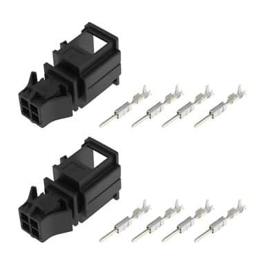 Micro Traders 2pcs 4-pin Male Connector Repair kit 3B0972732 Compatible with VW