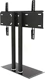UWYTGF Monitor Arms Tv Stand Desktop Tv Stand Desktop Tv Base,Suitable for 40 Inch to 70 Inch Screens,Adjustable Height,Dual Column Support