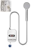 Instant Thermostatic Water Heater, Tankless Water Heater Electric with Large Screen Display, Supports on Demand Supply and Temperature Adjustment for Home Showering or Bathing