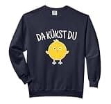 Da Kükst Du I Funny Easter Eggs Children Chicken Chick Comfort Colors Adult Sweatshirt