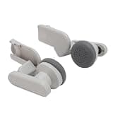 SENECESLI Comfortable VR Headset Earmuffs with ABS Material for VR Gaming Enthusiasts Gray White