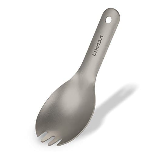 HUIOP Spoon, Short Handle Spork Spork Outdoor Camping Picnic Flatware
