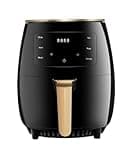 Electric Digital Air Fryer Oven – Multi-Function 6-in-1 Kitchen Cooker With Touchscreen, Adjustable Temperature & Timer - The Unit Is Equipped With A Clear Digital Display
