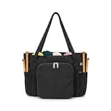 Corduroy Tote Bag with Zipper Closure, Soft Polyester Shoulder Handbag for Daily Commute and Shopping (1 PC)