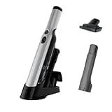 Shark WANDVAC Cordless Hand Vac, Lightweight, Versatile and Portable at 1.4 lbs., Powerful Suction, Charging Dock, One-Touch Empty, NEW Furfins Tool & Crevice Tool for Pet & Home, Gray, WV201WH