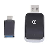Diyeeni 5.8GHz WiFi USB C Car Adapter for Wired to Wireless, Stable Auto Reconnect for Dongle, Plug and Play for iOS 6/10+ Vehicles with Factory