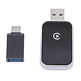Diyeeni 5.8GHz WiFi USB C Car Adapter for Wired to Wireless, Stable Auto Reconnect for Dongle, Plug and Play for iOS 6/10+ Vehicles with Factory