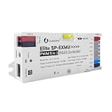 GLEDOPTO Elite 5P EXMU WLED PWM 5 in 1 LED Strip Controller DC 5-48V with Ethernet 20A Pluggable Fuse Built in PDM High Sensitivity Mic UART for Analog RGBCCT RGBW RGB CCT Single Color LED Strip Light