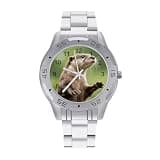 FekiLoot Watches for Men Big Face Stainless Steel Wristwatch Casual Watch