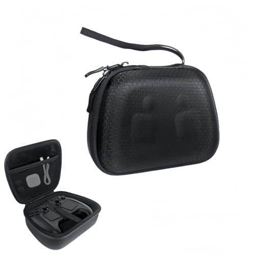 Carrying Case Compatible with Steam Controller General Handle, Hard Shell Shockproof Storage Bag with Mesh Pocket
