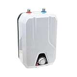 faoeqqEga 6L Electric Water Heater, 1500W Instant Hot Under Sink Tank, 304 Stainless Steel 110V w/Knob Control IPX4, for Kitchen, Bathroom & RV
