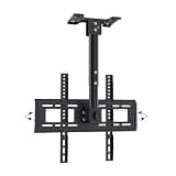 SDdPulse Adjustable Ceiling TV Mount Bracket - 360 Degree Rotation TV Ceiling Mount, Suitable for 26-65 Inch TVs Telescopic Height Adjustment TV Stand, Maximum Load Up t