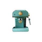 OISNGWNG Retro Semi-automatic Coffee Machine Household Espresso Pump Type Mini Integrated Milk Frother