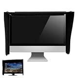 Adjustable Monitor Hood for Desktop and Laptop, Portable Sunshade Sun Hood for Sun Protection, Ideal for Office Use and Gaming, Reduces Glare and Improves Visibility
