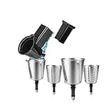 Large Dlameter cheese Grater Attachment, vegetable Salad Maker with 4 Blades, Kitchen Accessories fo