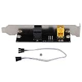 Culnflun Digital Baffle Universal Motherboard Spdif Fiber Coaxial Gold Plated Interface, DTS Ac3 Lpcm Audio Output Card for Pc HiFi