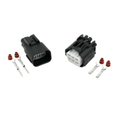 FTOMIKA Cars Connectors 6P6 Wire 6189-7535 Black 6189-7534 Suitable for car Fog Light Plug DJ70616CA-1.5-11/21(MF)