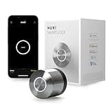 Nuki Smart Lock (Deadbolt) Keyless Entry WiFi Electronic Deadbolt with Auto-Unlock, App Control, Remote Access, Easy Installation, Smart Home for Front Door, Home & Rentals