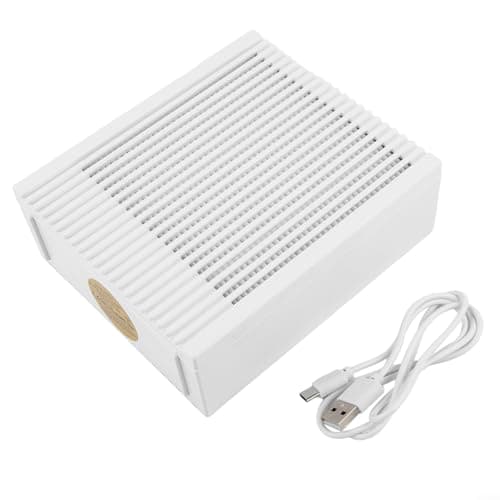 Noteflora White for mini Air Purifier with HEPA Filter for Home Car Office, Quiet Under 36dB, Removes Dust PM2.5 and, Compact Desktop Air Cleaner Device