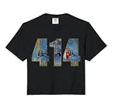 414 Milwaukee Flag Wisconsin Men Women Kids Comfort Colors Crop Top
