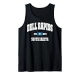 Dell Rapids South Dakota SD Vintage State Flag Athletic Tank Top
